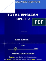 Three Grammar Aspects Unit 2-Level III