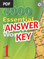 4000 ESSENTIAL ENGLISH WORDS 1 ANSWER KEY visual data 6