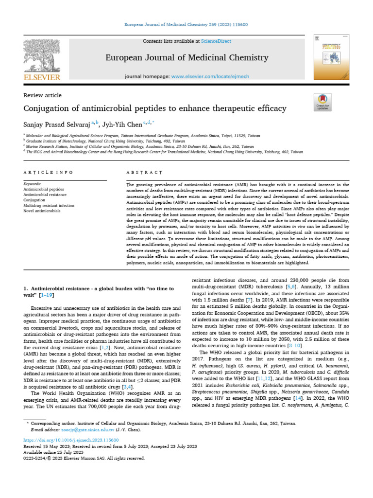 Enhancing Antimicrobial Peptides Efficacy | PDF | Antimicrobial ...