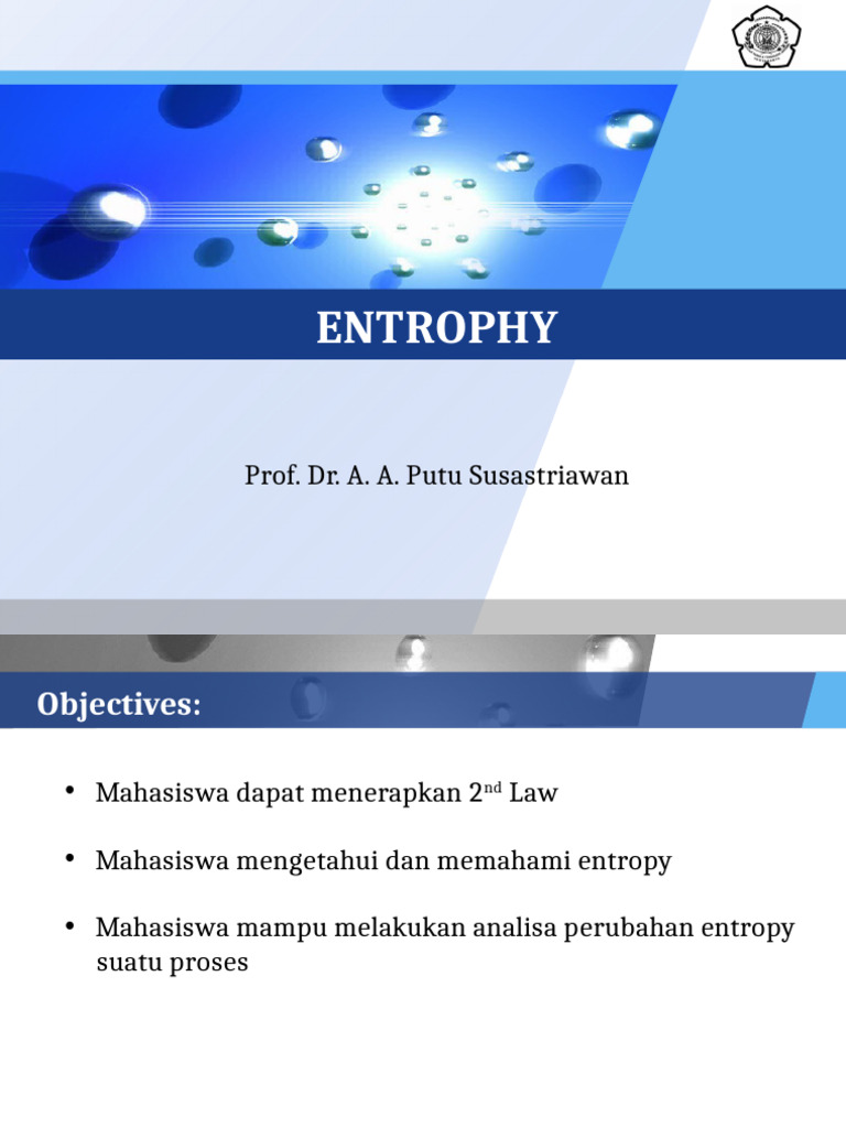 P XI (Entrophy) | PDF