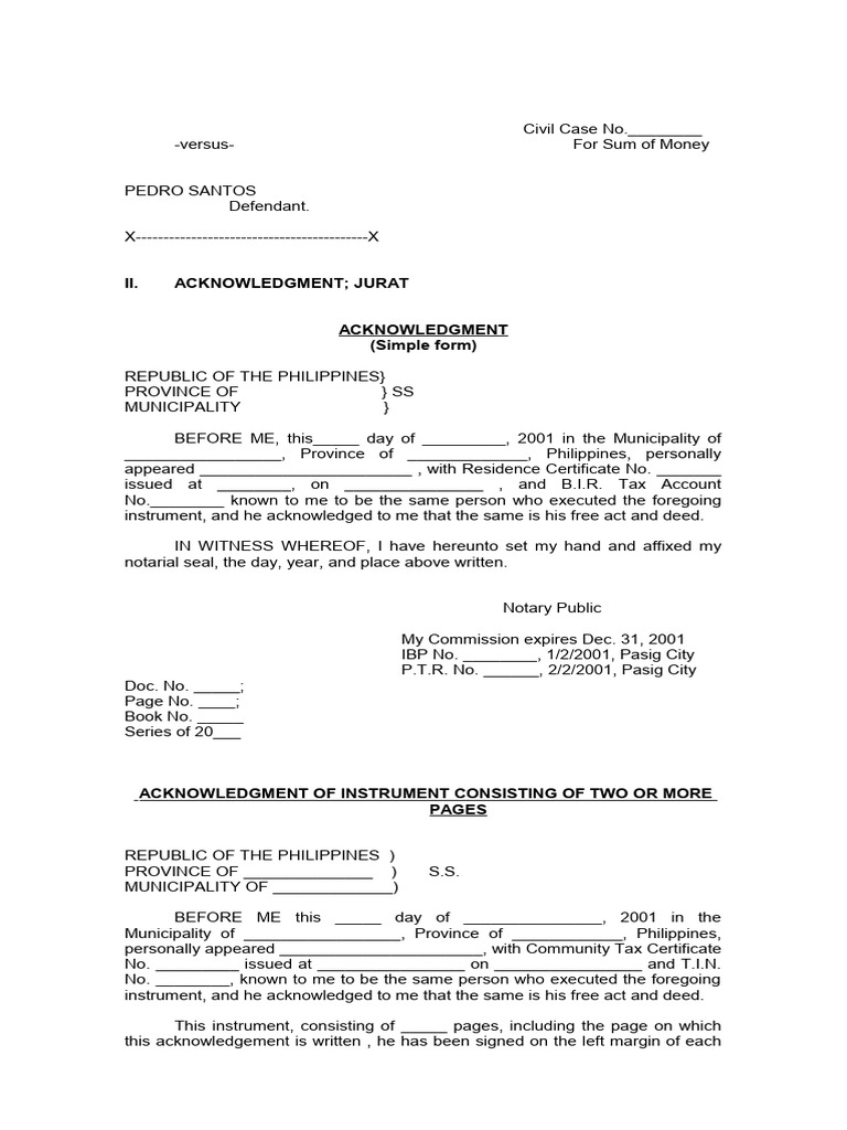 Legal Forms | PDF