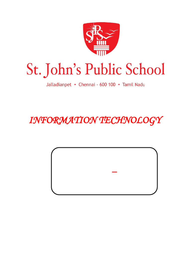 Bridge Course Content Class XI IT (2025 - 2026) | PDF | Computer Data ...