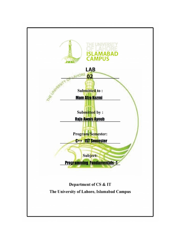 C++ Lab Assignment: Number Comparisons | PDF