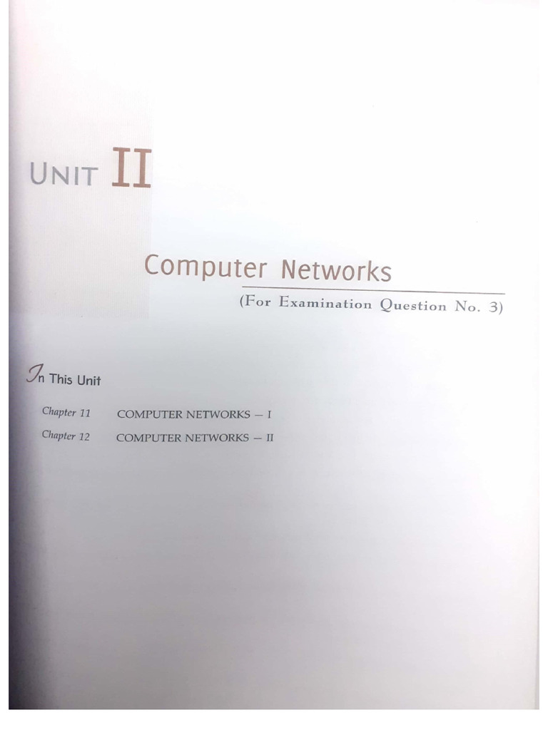 Question Computer Networks1 | PDF