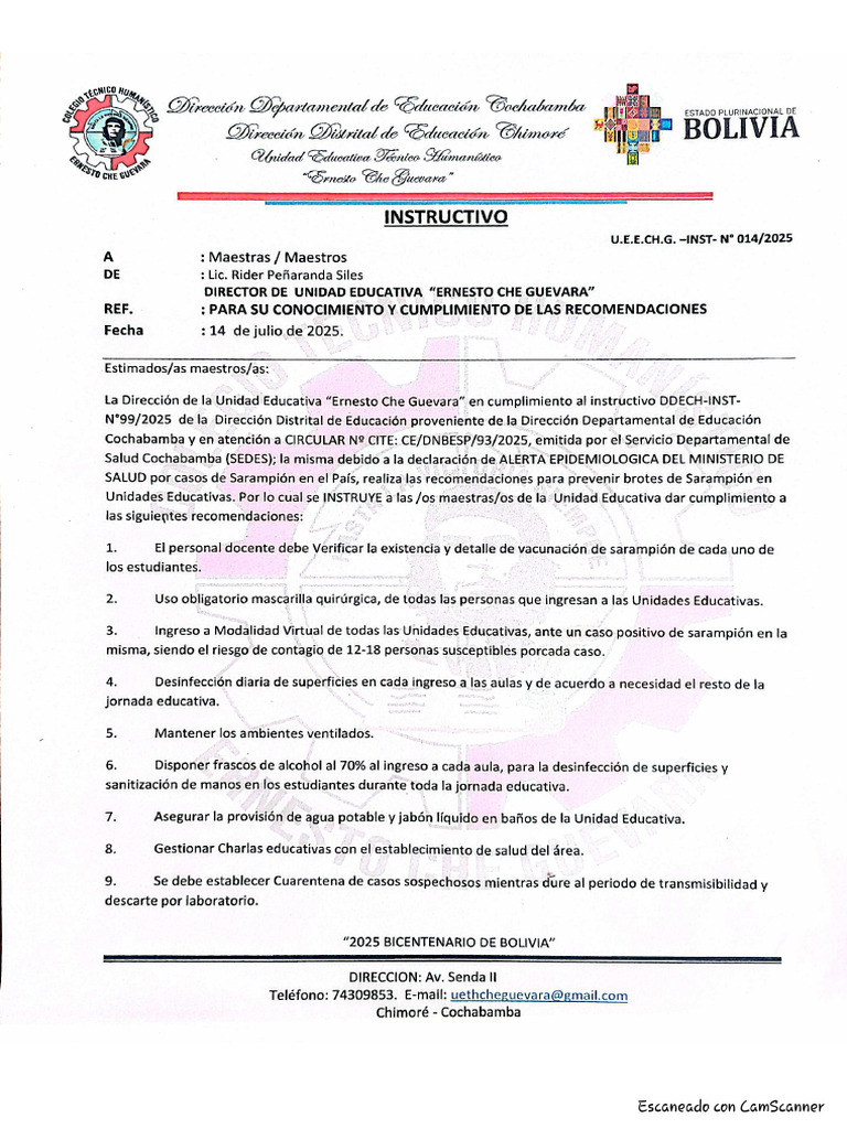 Instructivo Alerta Epidemiologica | PDF