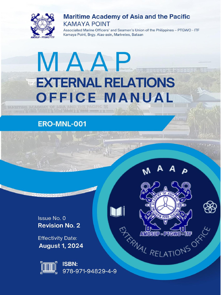 MAAP External Relations Office Manual | PDF | Disciplines | Quality ...