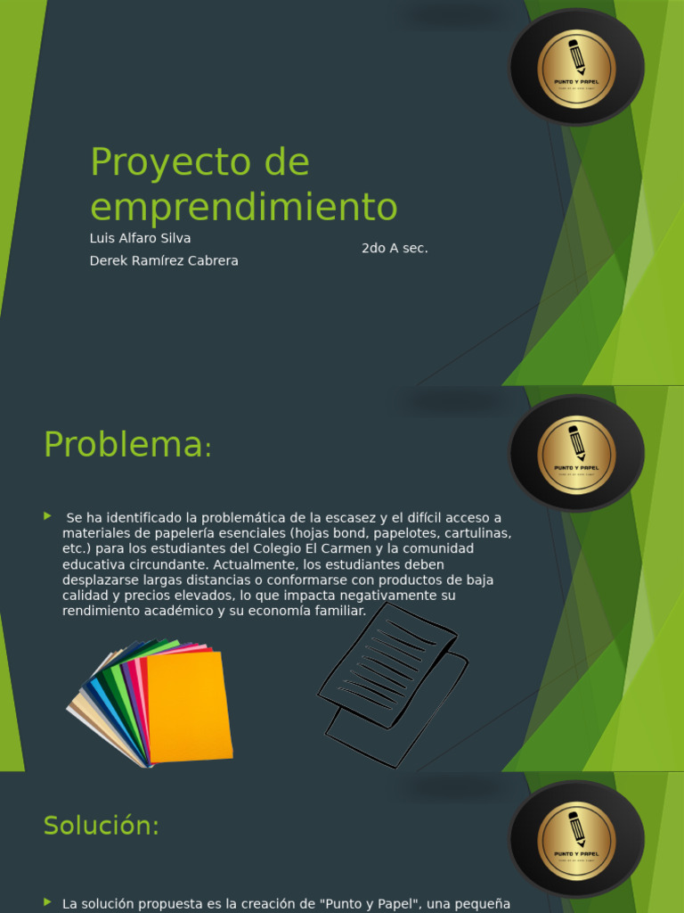 Proyecto de Emprendimiento | PDF
