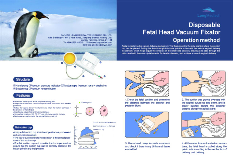 Disposable Fetal Head Vacuum Fixator Operation Method | PDF
