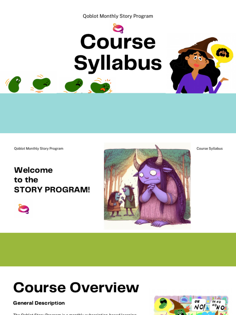 Qoblot Monthly Story Program Syllabus | PDF | Reading Comprehension ...