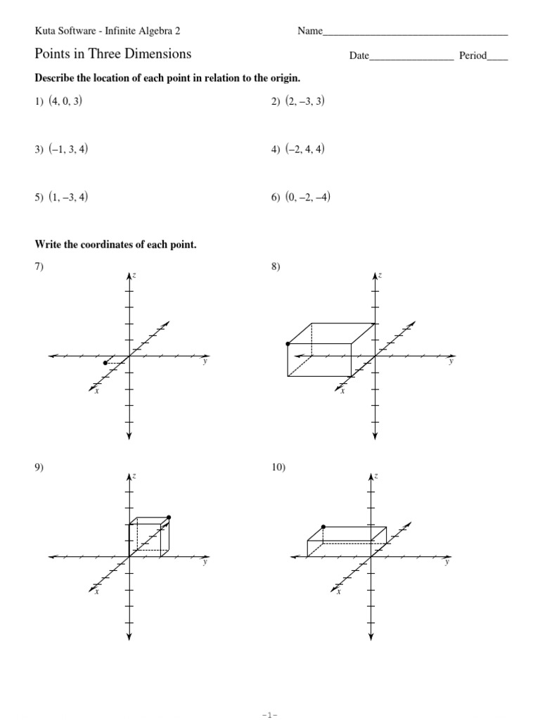 Points in Three Dimensions | PDF | Mathematical Physics | Mathematical ...