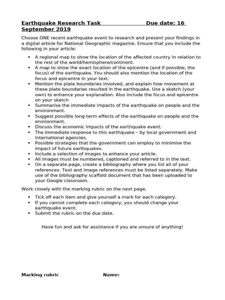Earthquake Research Guidelines | PDF | Chess Openings | Chess