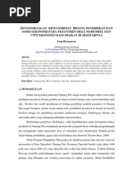 Download PENGEMBANGAN KEMANDIRIAN BIDANG PENDIDIKAN DAN SOSIO-EKONOMI PADA PESANTREN DESA NGREMBEL DAN UNIT EKONOMI MASYARAKAT DI SEKITARNYA by dianmas SN89181254 doc pdf