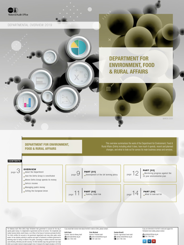 DEFRA 2019 Departmental Overview | PDF | Audit | Agriculture