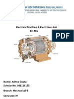 Electrical Machine & Electronics Lab EE-296
