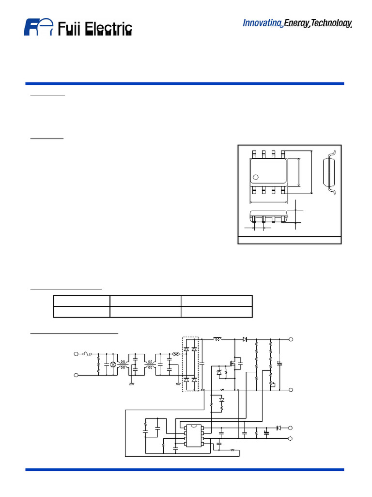 FA1A50N PFC IC Datasheet | PDF | Amplifier | Electricity