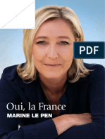 Profession de Foi de Marine Le Pen - Election Présidentielle 2012 - Premier Tour