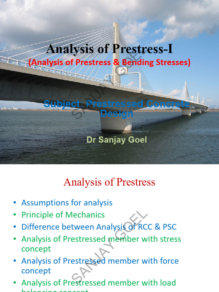 Prestressed Concrete Analysis Guide | PDF | Beam (Structure ...