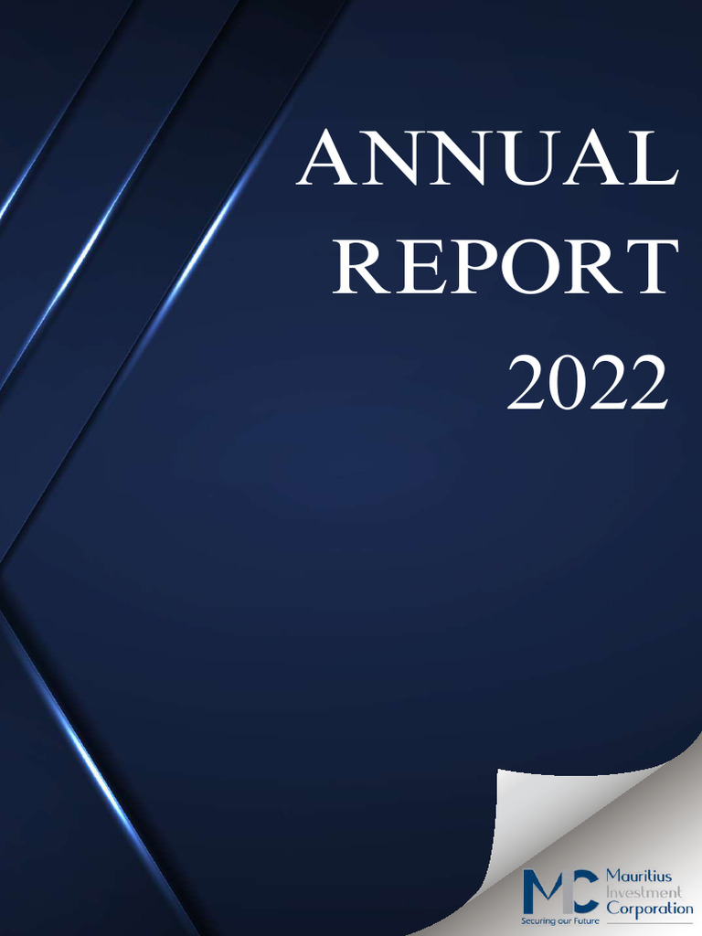 Mauritius Investment Corporation Annual Report 2022 | PDF | Asset ...