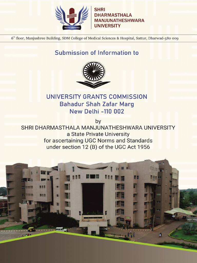 Ugc 12b Proforma | PDF | Doctor Of Medicine | Curriculum