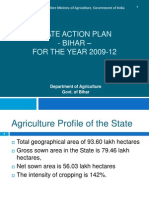 Ministry of Agriculture Presentation: Bihar State Action Plan 2009-12