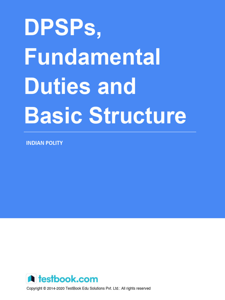 Indian Polity: DPSPs & Fundamental Duties | PDF | Political Science ...