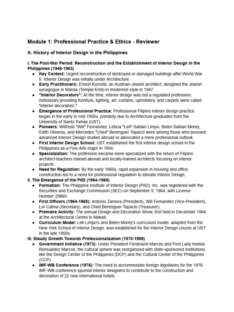 Interior Design Licensure Overview 2025 | PDF | Interior Design ...