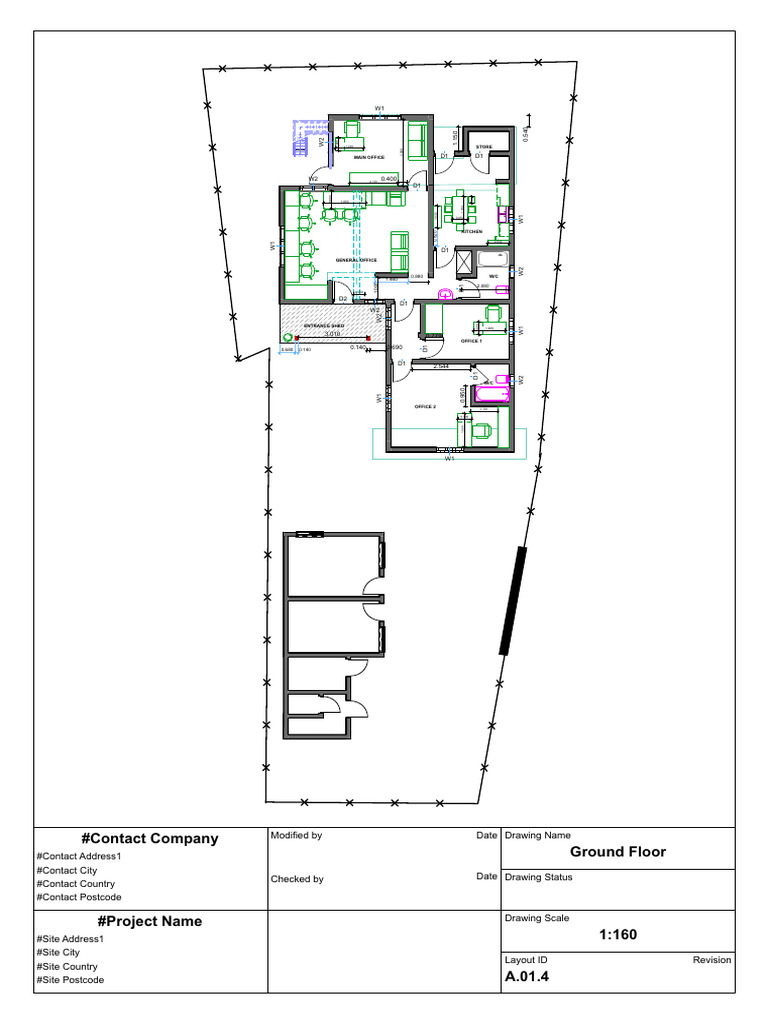 Ground Floor Layout Plan Details | PDF
