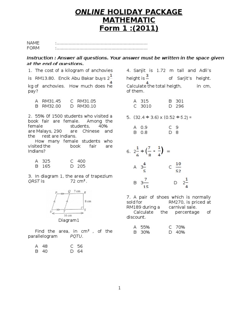 Maths Online | PDF