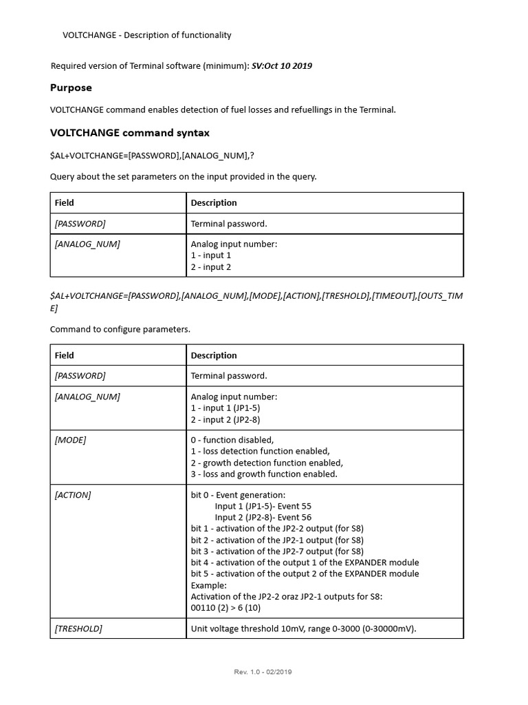 VOLTCHANGE Command Functionality Guide | PDF | Electrical Engineering ...