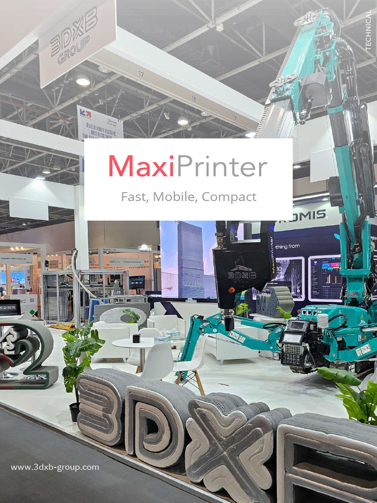 MaxiPrinter Specifications and Overview | PDF | 3 D Printing | Pump