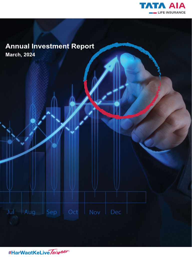 Tata AIA Life Annual Investment Report 2024 | PDF | Financial Risk ...