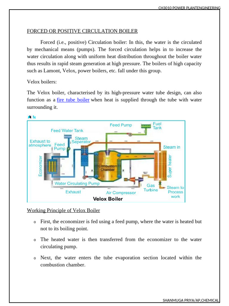 Velox Boiler Working Principle Explained | PDF | Boiler | Steam