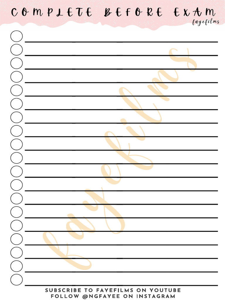 Complete Before Exam | PDF