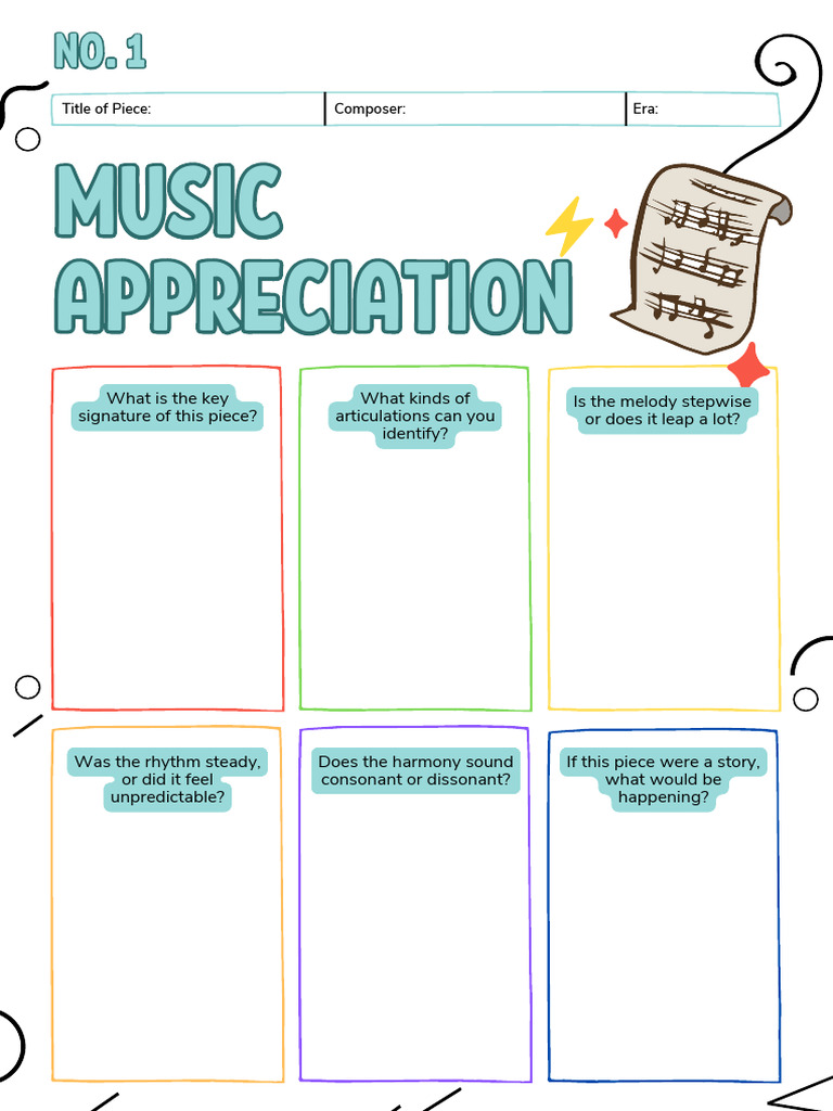 Music Appreciation Analysis Guide | PDF