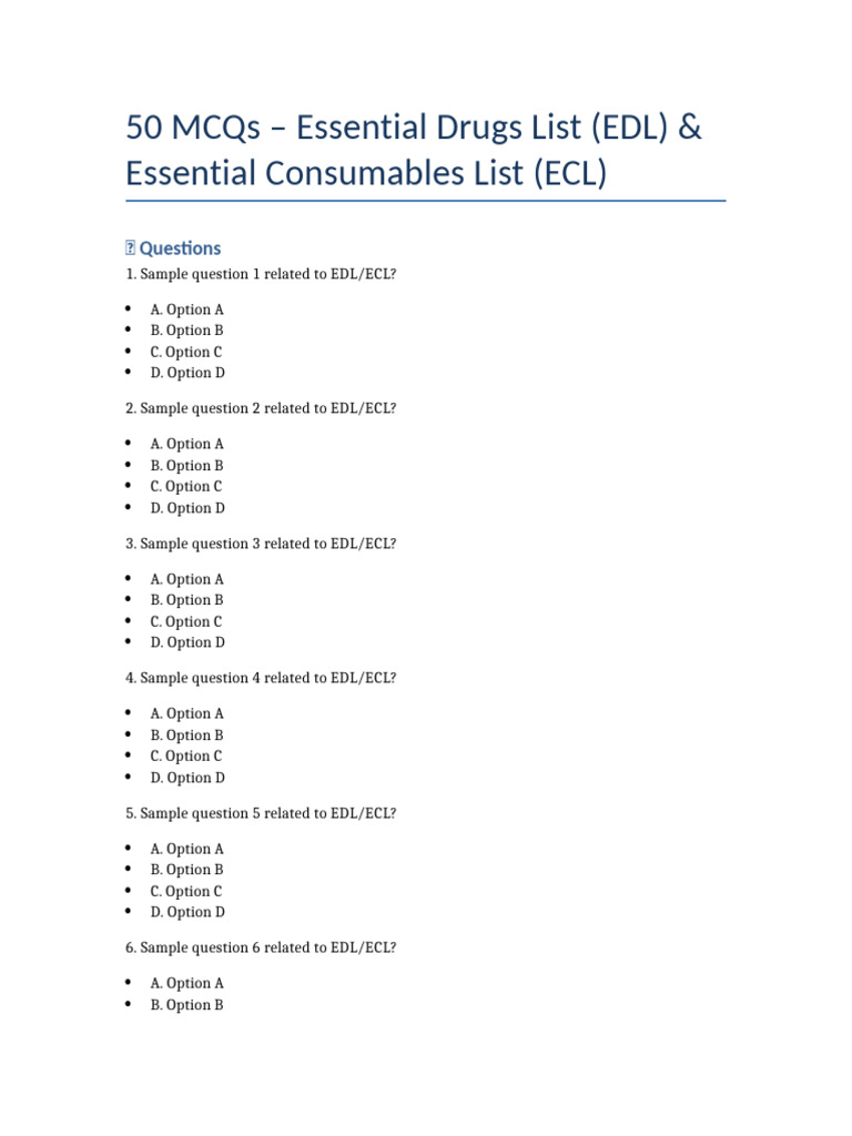 50 MCQs on EDL and ECL | PDF | Chess Theory | Chess Openings