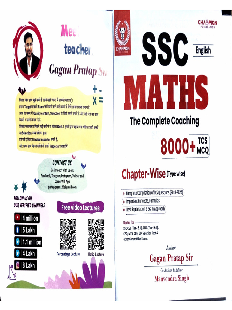 SSC Maths Complete Coaching PDF Guide | PDF