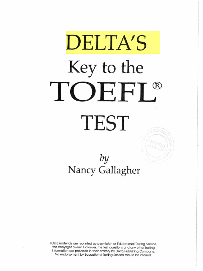 Delta's TOEFL | PDF