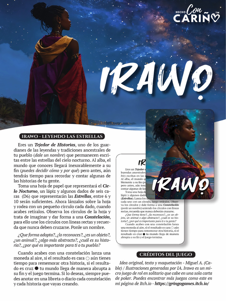 IRAWO: Juego de Rol de Historias Estelares | PDF