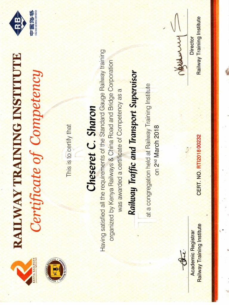 Certificate of Competency | PDF