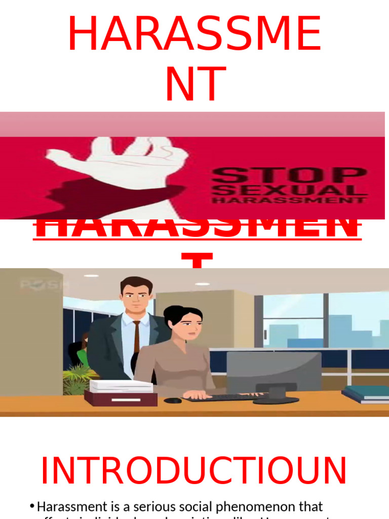 Understanding Harassment: Types & Solutions | PDF | Sexual Harassment ...