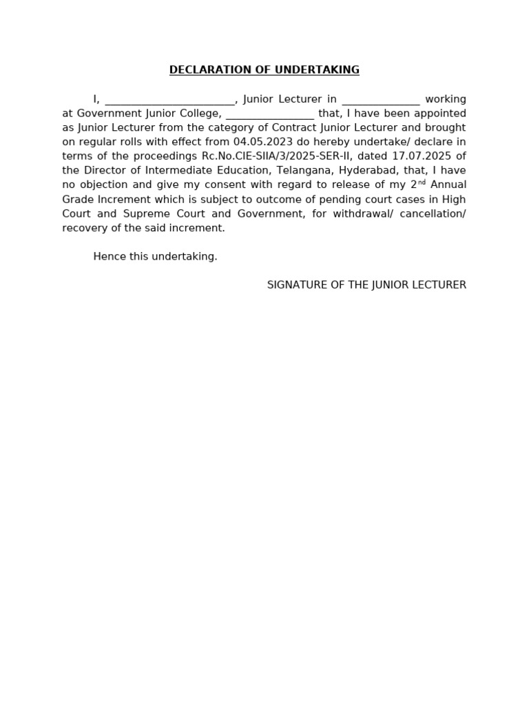 Declaration | PDF