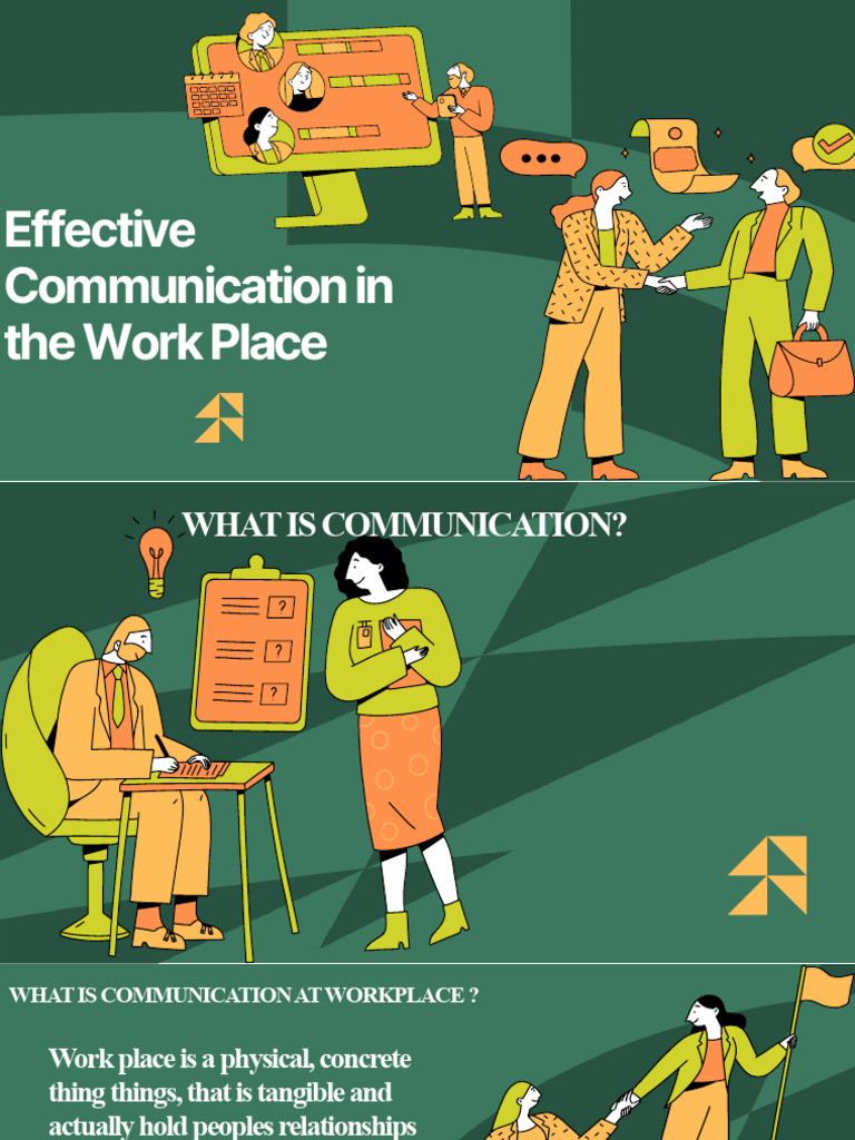 Green and Orange Illustrative Effective Leadership and Team Building ...