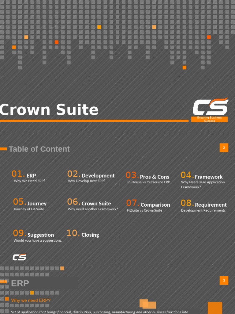 Crown Suite | PDF | Enterprise Resource Planning | Outsourcing