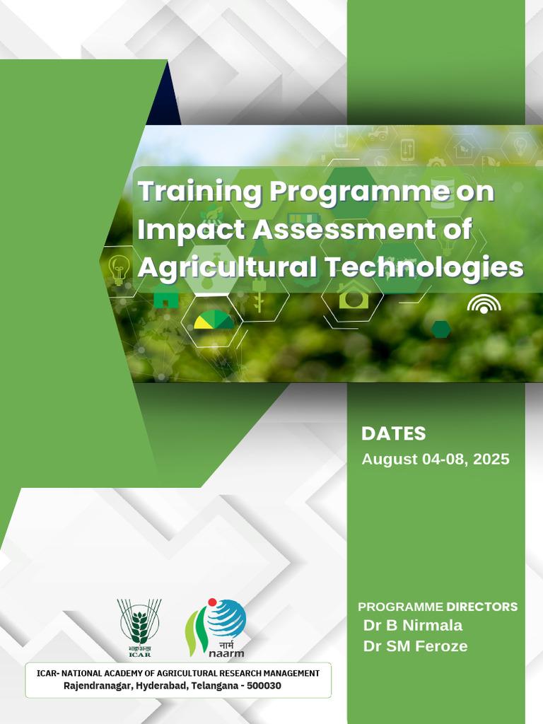 Agricultural Impact Assessment Training | PDF | Economies