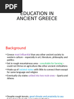 Education Systems in Sparta vs. Athens | PDF | Ancient Greece | Sparta