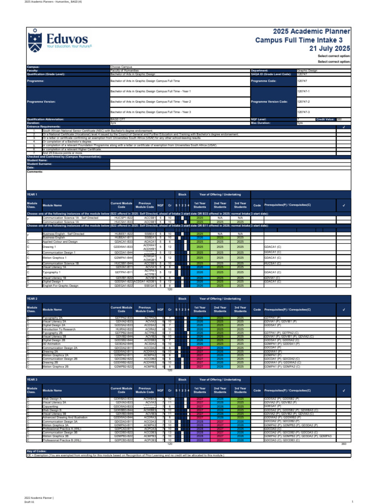 2025 Academic Planners - Humanities - BAGD | PDF | Academic Degree ...