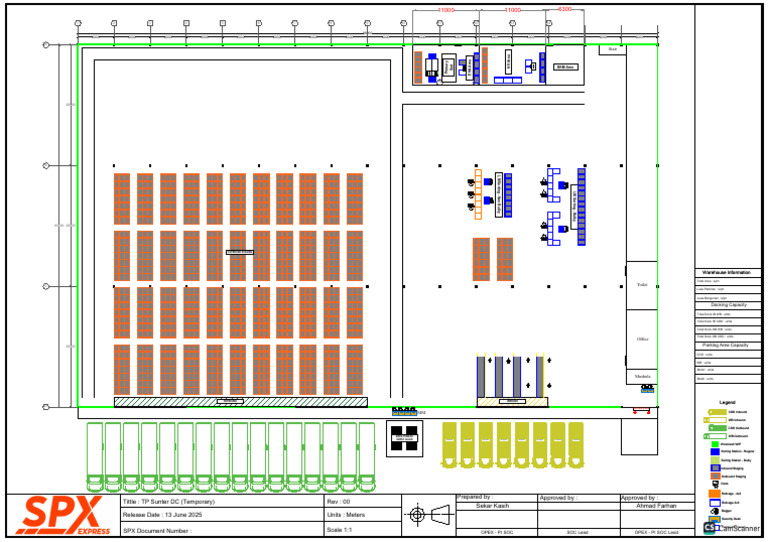 TP - Sunter DC - 2D Layout Temporary Rev.1 | PDF