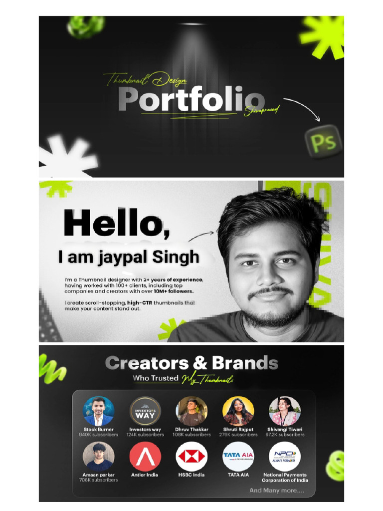Portfolio For Thumbnail | PDF