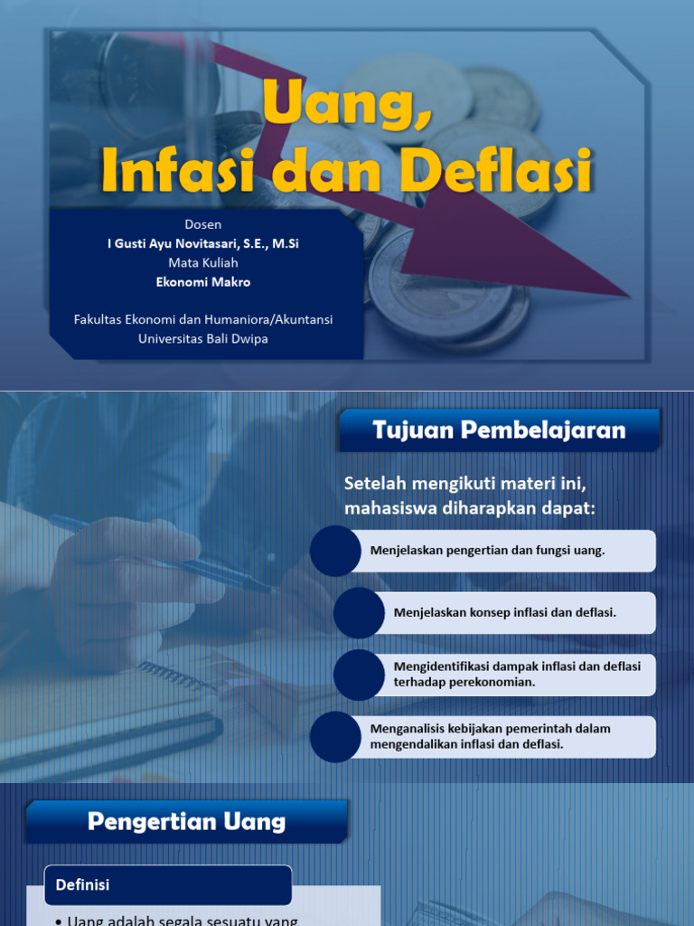 Pengertian Inflasi dan Deflasi dalam Ekonomi | PDF