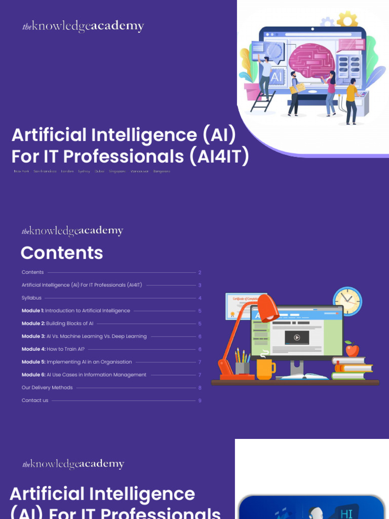 Artificial Intelligence (AI) For IT Professionals | PDF | Artificial ...
